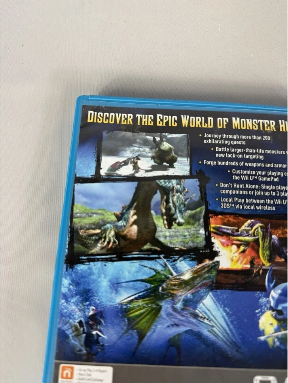 Monster Hunter 3 Ultimate (Nintendo Wii U, 2013) CIB Tested Working